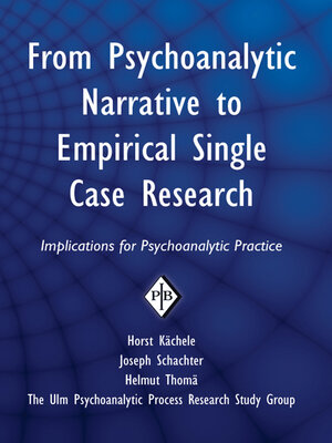 cover image of From Psychoanalytic Narrative to Empirical Single Case Research
